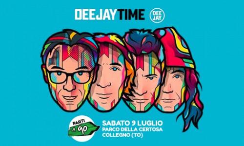 Inaugurazione Flowers festival con Deejay Time on tour, sabato 9 luglio, Collegno